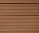 HORI Terrassendielen Komplettset BPC Vollprofil massiv hellbraun 5