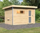 Karibu Sauna-Haus Skrollan Fronteinstieg 38 mm 8