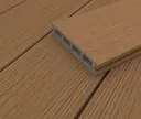 HORI Terrassendiele WPC Hohlkammer Essential Co-Extrudiert 22,5 x 145 mm Naturbraun 3