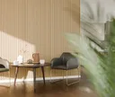 HORI Dekor Akustikpaneel Nature oiled Oak auf Filz Beige 4