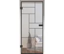 HORI Glastür Loft Premium Cubes Klarglas ESG 8 mm 0