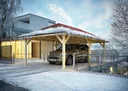 Karibu Carport Kirn 1