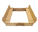 HORI Sandkasten mit Holzdeckel 3