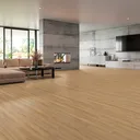 HORI Klick-Vinylboden HDF Eiche Sieg Holzoptik gebürstet Landhausdiele 0