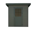 HORI WPC Gartenhaus Rhombus-Optik Braun/Grau 2