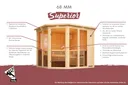 Karibu System-Sauna Avari Fronteinstieg 68 mm 4