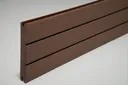 Lignodur terrafina Terrassendielen WPC Massiv Schiffdeck Rotbraun 21x146mm 3