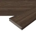 NewTechWood Terrassendielen WPC Massiv Deluxe Oldwood Ipe Holzstruktur gebürstet / glatt gebürstet Co-Extrudiert 22,5 x 138 mm 3