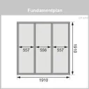 Karibu System-Sauna Komplettset Torge Fronteinstieg 38 mm 5