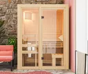 Karibu System-Sauna Avari Fronteinstieg 68 mm 1
