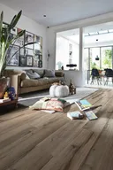 MEISTER PVC-freier Designboden MeisterDesign. next DD 500 S Altholzeiche lehmgrau Landhausdiele 5G Dry® 5