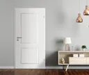 HORI Zimmertür Estella 2 Signalweiß RAL 9003 Röhrenspan Designkante 1