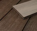 HORI Terrassendielen Komplettset WPC/BPC massiv Schutzummantelt braun + grau/beige 20 x 140 mm 0