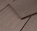 HORI Terrassendielen Komplettset WPC Borkum rot-braun 16 x 193 mm 0