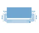 HORI Zarge CPL Reinweiß RAL9010 Rundkante 5