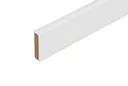 HORI MDF-Kern Sockelleiste Uni weiß mit Dichtlippe 0
