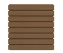 HORI WPC Fassadenprofil Rhombus Premium Medium 33 x 181 mm naturbraun 2