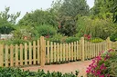 TETZNER & JENTZSCH Gartenzaun HOUSTON-Serie Komplettset 2