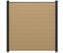 NewTechWood WPC Sichtschutzzaun Stecksystem Komplettset Portland 4