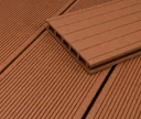 HORI Terrassendielen Komplettset WPC/BPC Aktion Hohlkammer hellbraun 22 x 140 mm 0