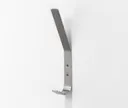 HORI Gaderobenhaken Edelstahl matt gebürstet, 180 x 20 mm 0