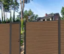 HORI WPC Sichtschutzzaun Stecksystem Rhombus-Style co-extrudiert Tor Anbauset 0