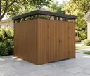 HORI Gartenhaus mit Flachdach 300 x 300 cm 9