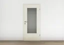 HORI Zimmertür CPL Weiß RAL9010 mit Lichtausschnitt Röhrenspan Designkante 3
