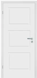 HORI Zimmertür Alicante 3 Signalweiß RAL9003 Röhrenspan Designkante 0