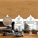 HWZ Klick-Furnierparkettboden PVC-frei, Ökobesserboden Susify, Landhausdiele Eiche Natur 2