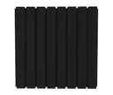 HORI WPC Fassadenprofil Rhombus Premium Medium 33 x 181 mm anthrazit-schwarz 1