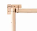 Karibu Hochbeet Steck- / Schraubsystem 19 mm 3