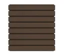 HORI WPC Fassadenprofil Rhombus Premium Medium 33 x 181 mm dunkelbraun 2
