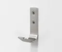 HORI Gaderobenhaken Edelstahl matt gebürstet, 70 x 20 mm 0