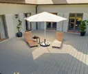 HORI Terrassendielen Komplettset WPC Royal Hohlkammer hellgrau 11