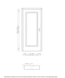PRÜM Zimmertür ELEGANCE MODENA M1 Weißlack Exclusiv RAL 9010 Röhrenspan Eckkante 5