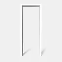 HORI Durchgangszargen CPL Weiß Rundkante 0