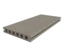 HORI Terrassendiele WPC Hohlkammer Wood Feeling Co-Extrudiert 22,5x138mm hellgrau 1