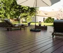 HORI Terrassendielen Komplettset WPC Royal Hohlkammer rotbraun 9