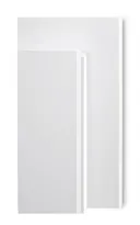 PRÜM Zimmertür Weißlack RAL9010 mit Lichtausschnitt Eckkante 3