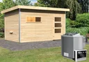 Karibu Sauna-Haus Skrollan Fronteinstieg 38 mm 2