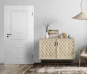 HORI Schallschutz Wohnungseingangstür Estella 2 Weißlack RAL9010 SK1 Rundkante Vollspan Komplettset 2