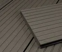 HORI Terrassendielen Komplettset WPC/BPC Massiv XXL grau 0
