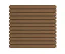 HORI WPC Fassadenprofil Rhombus Premium Small 33 x 215 mm naturbraun 2