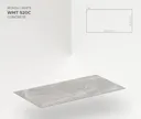 MODEE Wandverkleidung 1200 x 600 x 4 mm Fliese Stone Essence Monza White mit Naturstruktur 2