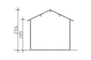 SKAN HOLZ Gartenhaus Palma 4