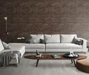 INDO Echtholz Wandverkleidung 3D Holzverblender Axewood Charred 1