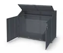 HORI Fahrradbox 200 x 100 x 157 cm Anthrazit 7