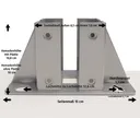 HORI Design WPC Sichtschutzzaun Stecksystem Zaun Komplettset 10