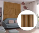 HORI WALL Akustik Dekor Wandpaneele Teak quadratisch 0